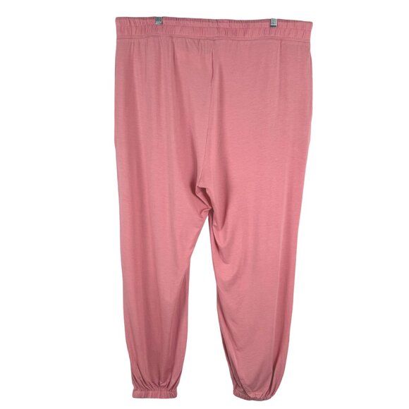 J. Crew Eco Dreamiest Pajama Jogger Pant Womens 2XL Pink Stretch NWT PT-2598 - Picture 6 of 9
